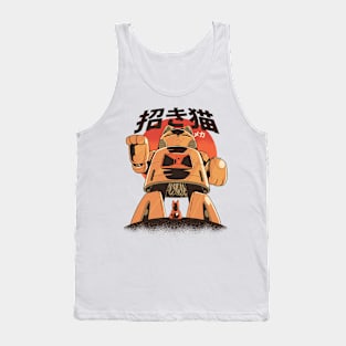 Cat Mecha Robot Tank Top